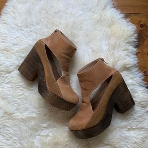 Free People Leather Platforms